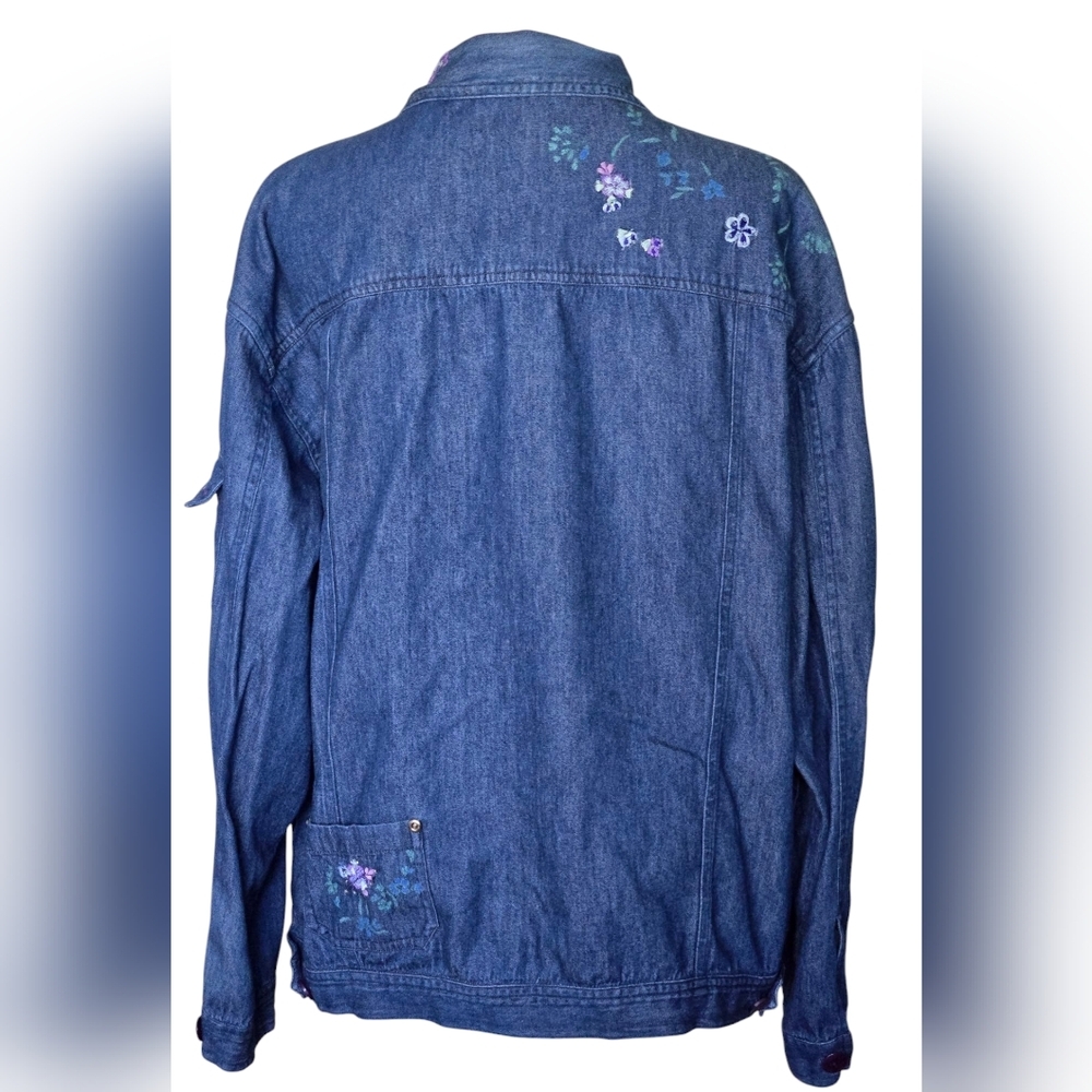 Vintage C.a. Sport Blue Denim Jacket - Picture 2 of 10